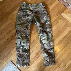 Army Camouflage Perimeter Insect Guard Pants Sz 28 L Stretch Woodland NEW